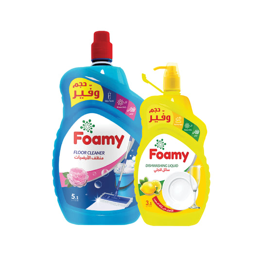 Floor cleaner 5.1L + Dish wash liquid 3.1L
