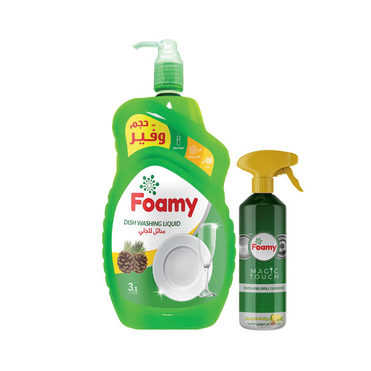 Dish washing liquid 3.1L + Degreaser 1L